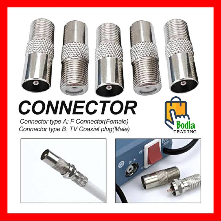 2 Pcs TV Cable Pin for TV and LCD/LED with RG6 Connectors- TV Cable Pin High Quality