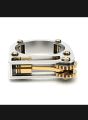 Punk Men Women Mechanical Gear Geometric Band Finger Ring Party Jewelry Gift.