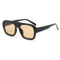 Classic Rectangular Large Frame Sunglasses Women Fashion New Retro Sun Glasses INS Eyeglasses Men Unisex. 