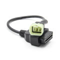 For KTM 6pin OBD2 Connector Motorcycle Motobike adapter cable OBD 2 Extension cable. 