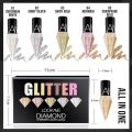 5 Pieces Look Me Diamond Glitter Shimmer Liquid Eyeliner set.