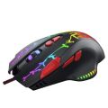 T-WOLF G550 RGB Gaming Mouse 6400DPI 8 Programmable Buttons Wired Gaming Mouse, USB Optical Computer Mice, Up to 6400 DPI, 8 Programmable Buttons,4 Color Backlight, Ergonomic Mouse for Desktop PC Laptop Gamer & Work, Star Black. 