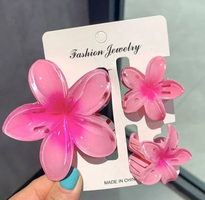 3pcs/set%20Flower%20Claw%20Clip%20Women%20Hawaiian%20Girl%20Hair%20Accessories%20-%20Image%205