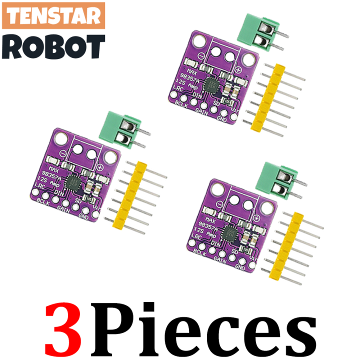 TENSTAR%203pcs%20Max98357%20I2S%203W%20Class%20D%20Amplifier%20Breakout%20Interface%20Dac%20Decoder%20Module%20Filterless%20Audio%20For%20Raspberry%20Pi%20Esp32%20-%20Image%207
