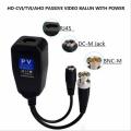 HD-CVI/TVI/AHD Passive Video Balun With Power Connector RJ45. 