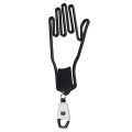 Golf Glove Holder Rack Portable Plastic Gloves Hanger with Key Chain Golf Gloves Supports Gloves Display Stand Golf Accessories. 