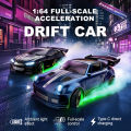 1/64 Scale Drift RC Car - 2.4GHz Desktop Mini Racing Model with ESP, 4WD Remote Control Vehicle, Toy for Adults & Kids, Ideal Gi. 