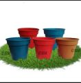 5 pieces 6" BP Plastic Round Flower Tub/Plastic Flower Tub/Designed  plastic flower planter. 