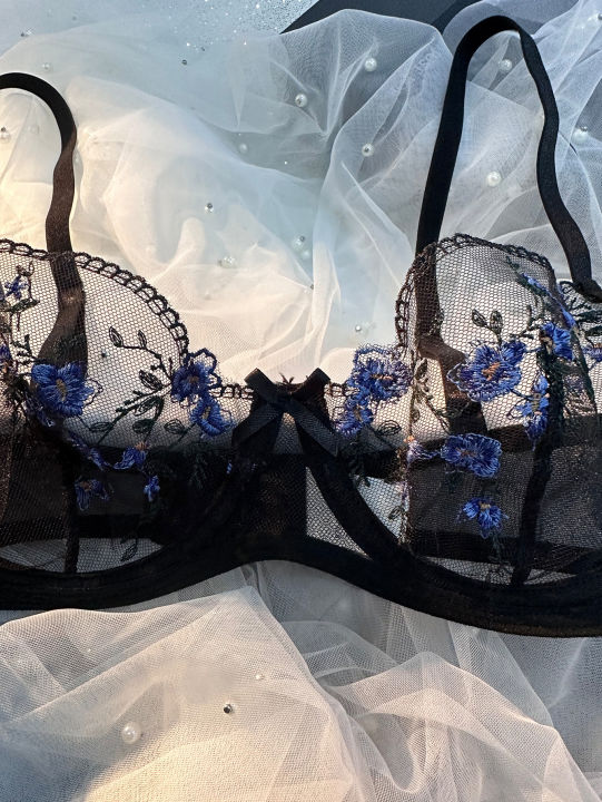 Ladies%20Classic%20Black%20Blue%20Floral%20Print%20Ultra-Thin%20Bra%20And%20Panties%20Set%20Elegant%20Underwear%20Combo%20for%20Women%20-%20Image%202