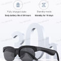 New Camera Control Smart Glasses Music Sunglasses Headphones Wireless Bluetooth Call Headset HIFI Audio glasses For Android HT30. 