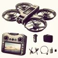 Remote Drone 4K Dual Smart Aerial Camera with Remote Headless Mode Altitude Hold Mode 3d View Mode. 
