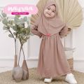 0-3 years old Daily outfit hijab and dress, Baby children abaya cute. 