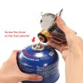 Outdoor Camping Gas Stove Ultralight Portable Stove Burner for Hiking Backpacking Picnic Cooking Stoves Furnace.