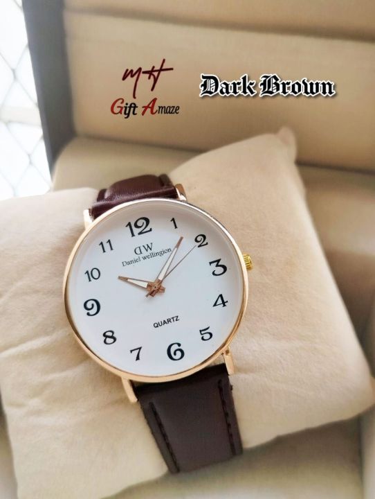 Dw Stylish Wrist Watch With High Quality Leather Strap watch For Boys & Girls Available from (SHEIKH G MINI MART)