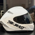 THE BEAST Motorcycle Helmet Stickers Waterproof for Motorbike Fuel tank Fender Front Fairing Electric Scooter Vinyl Decals.