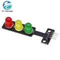 Mini 5V Traffic Light LED Display Module for Arduino Red Yellow Green 5mm LED RGB -Traffic Light for Traffic Light System Model. 