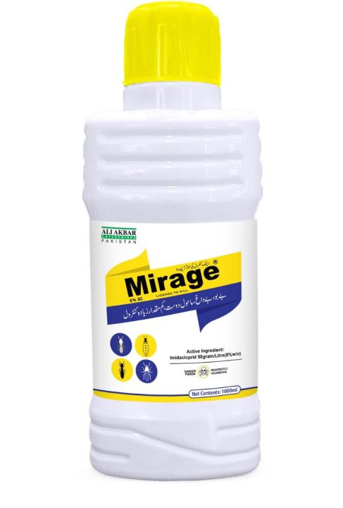 Mirage liter (imidaclopride 5%wv) Control The Whole Colony Of Termite  Odourless And Strong Chemical Environment Friendly Non Repellent   ALI AKBAR GROUP