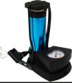 Foot and hand air pressure pump with gauge for bike and car. 
