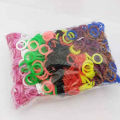 100Pcs Pigeon Bird Foot  Ring Elastic Mixed Colors 8Mm Pigeon Identification Foot Rings for Quails Pigeons Bird Appliances. 