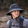 Gamakatsu Fishing Hat UPF 50+ UV Protection Sun Cap with Neck Face Cover Quick Dry Hat for Men Women Outdoor Hiking Camping. 