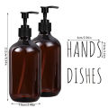 Hand & Dish Soap Dispenser, 2 Pack Large Capacity, Perfect for Bathroom & Kitchen, Kitchen Dish Washing Liquid Bottles. 
