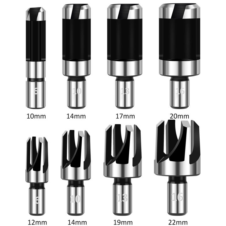 Wood%20Plug%20Cutter%20Drill%20Bit%20Set%20Tenon%20Dowel%20Maker%20Plug%20Hole%20Cutter%20Straight%20And%20Tapered%20Taper%206mm%2010mm%2013mm%2016mm%20Woodworking%20Cor%20-%20Image%203