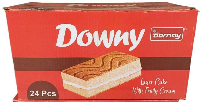 Downy Layer Cake with Fruity Cream ( 24 pcs)