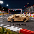 3D Wooden Puzzle Sports Car Model Fun and Educational DIY    Holiday . 