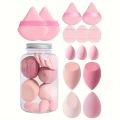 Beauty egg puff set 14 sets of gas mat powder tools do not eat powder sponge makeup.