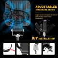 Mini 2.5 "Square Mini Led Square Work Light Pole 7LED Cross Country Marine Spotlight 4X4 Jeep JK 4Wd Truck 9V-30V.
