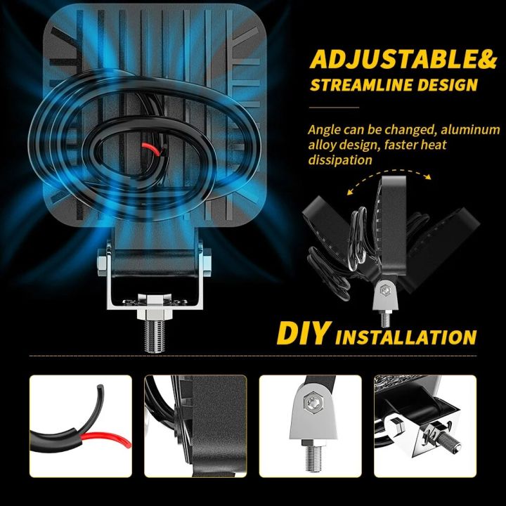 Mini%202.5%20"Square%20Mini%20Led%20Square%20Work%20Light%20Pole%207LED%20Cross%20Country%20Marine%20Spotlight%204X4%20Jeep%20JK%204Wd%20Truck%209V-30V%20-%20Image%204