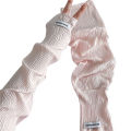 Wrinkle Ice Silk Arm Sleeves for Women Loose Fit Casual Outings Oversized Korean Style Driving Breathable Cooling Sun Sleeves. 