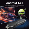 Mortal Android 14 TV Stick Full HD 4K 1080P WiFi 6 Voice NETFLIX Youtube Q8 BT5 24Fps Wireless Video Decode Media Player.