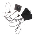 5Sheet Set USB Electric Heated Jacket Warm Winter Heating Vest Pads for DIY Heated Clothing. 