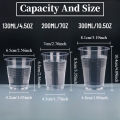50/100PCS Disposable Clear Plastic Cup Outdoor Picnic Plastic Cup Drinking Cup for Parties Birthdays Weddings Camping Utensils. 