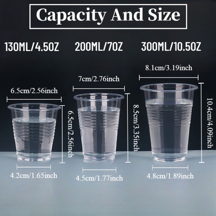 50/100PCS%20Disposable%20Clear%20Plastic%20Cup%20Outdoor%20Picnic%20Plastic%20Cup%20Drinking%20Cup%20for%20Parties%20Birthdays%20Weddings%20Camping%20Utensils%20-%20Image%202