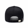 Stylish Black Baseball Cap with Unique White Bull - horn - like Logo, Ideal for Everyday Wear and Outdoor Activities. 