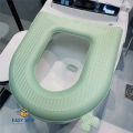 2 Piece Waterproof toilet padded toilet bowl bathroom toilet seat cover mat 16 'x 12' 'Closetool matte seat case toilet lid accessories mat set. 