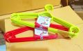 NAVANA Premium Quality Cloth Hanger – 12 Pcs Set | Heavy Duty Plastic Clothes Hangers | Multi Color | Durable Wardrobe Hanger for Daily Home Use.