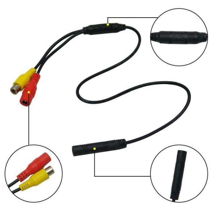 CVBS%20RCA%204-Pin%20Male%20To%20Female%20Connector%20Female%20Connector%20Wire%20Harness%20Camera%20Signal%20Harness%20Car%20%20Backup%20Camera%20Wire%20Harness%20-%20Image%203