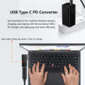 ​100W USB Type C Fast Charging Adapter Plug Connector Universal USB C Laptop Charger Converter for Dell Asus Hp Acer Lenovo. 