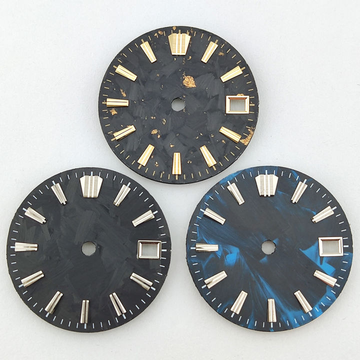 28.5mm%20NH35%20Dial%20Carbon%20Fiber%20Dial%20Blue%20Luminous%20No%20Logo%20High%20Quality%20NH35%20Watch%20Dial%20Fit%20NH35/36/38/39/70%20Movements%20Watch%20Parts%20-%20Image%204