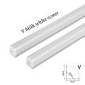 LED Strip Aluminum Profile 50CM Recessed Surface Mounted Aluminium Channel with Diffuser PC Cover for 8mm 10mm Linear Lighting. 