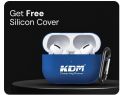 KDM A1 Hop Pods Bluetooth V5.4 Truly Wireless Earbuds With Mic, Supop Bass (Low Latency 60ms) For Gaming With Free Case And 1 Years Warranty. 