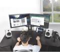 Kanto S4 Tilted Desktop Speaker Stands. 