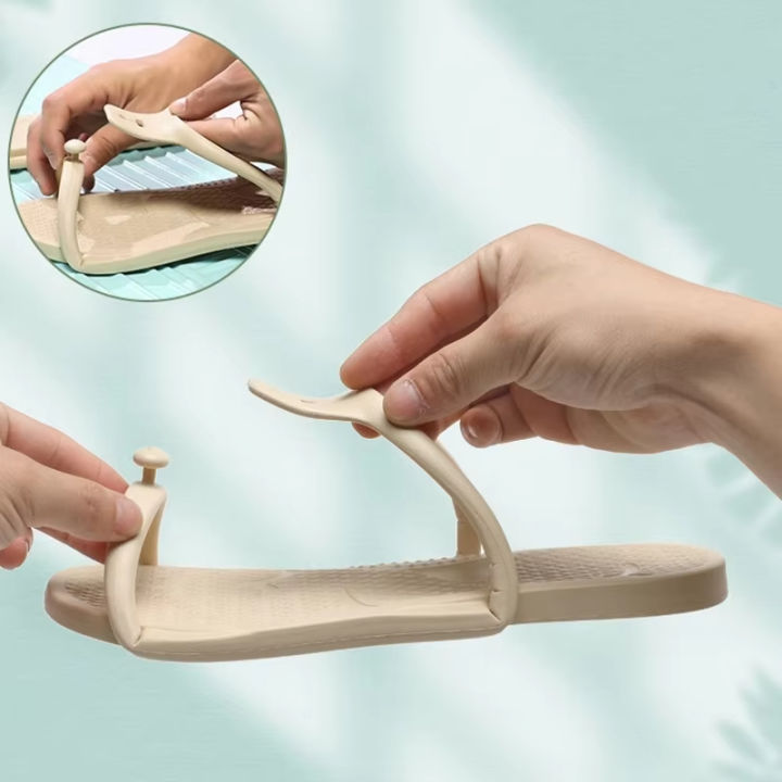 2024%20Summer%20Women%20Folding%20Slippers%20Adults%20Portable%20Trip%20Travel%20Sandals%20Couples%20Indoor%20Soft%20Slides%20Men%20Beach%20Non-slip%20EVA%20Shoes%20-%20Image%203