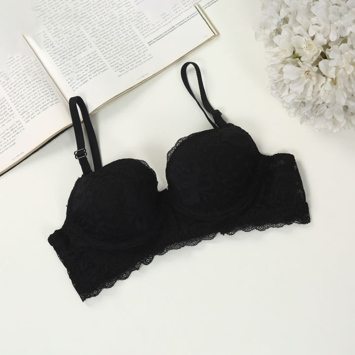 Black%20Color%20Cotton%20Foam%20Bra%20with%20Wire%20For%20Women%20-%20Image%204