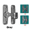 90/180 Degree Barn Door Lock Sliding Door Latch Solid Buckle Cam Cylinder Locks Anti-theft Buckle Door Bolt Flip Gate Hardware. 