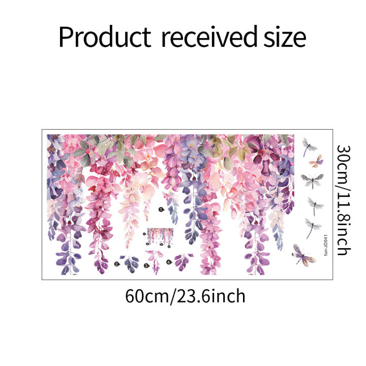 1PCS%20Painted%20Fall%20Flower%20Tree%20Branches%20Dragonfly%20Glass%20Window%20Home%20Landscaping%20Decoration%20Electrostatic%20Uv%20Window%20Sticker%20-%20Image%207