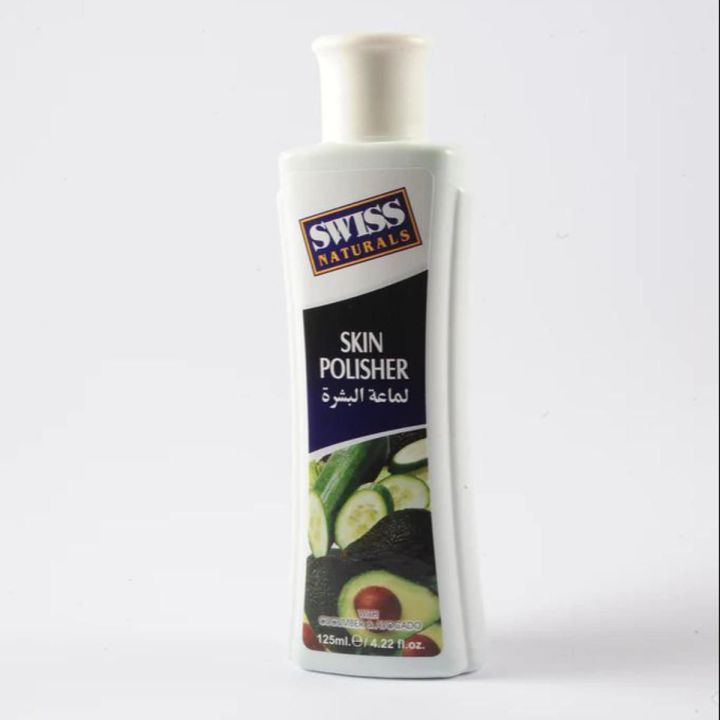 Swiss Natural Skin Polisher With Cucumber & Avacado 125ml.e/4.22 fl.oz.